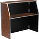 72" Portable Folding Bar, Walnut