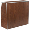 Image of 48" Portable Folding Bar, Walnut