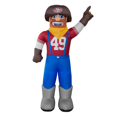 7' Air Blown Inflatable NFL San Francisco 49er's Sourdough Sam Mascot