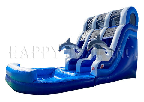 Malibu 18 Foot Double Lane Water Slide - WS4185