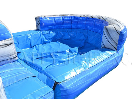18 Foot Blue Volcano Water Slide - WS8618