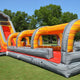 20'H Volcano Water Slide with Slip & Slide by Happy Jump