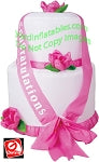 4' Gemmy Airblown Inflatable Wedding Cake