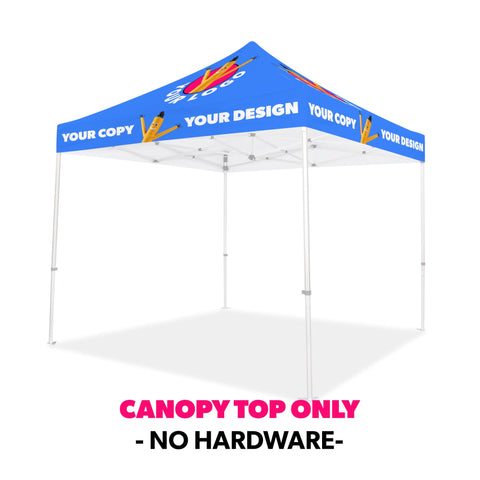 10x10 Custom Canopy Tent w/ Back & Side Walls