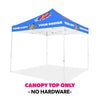Image of 10x10 Custom Canopy Tent w/ Back & Side Walls