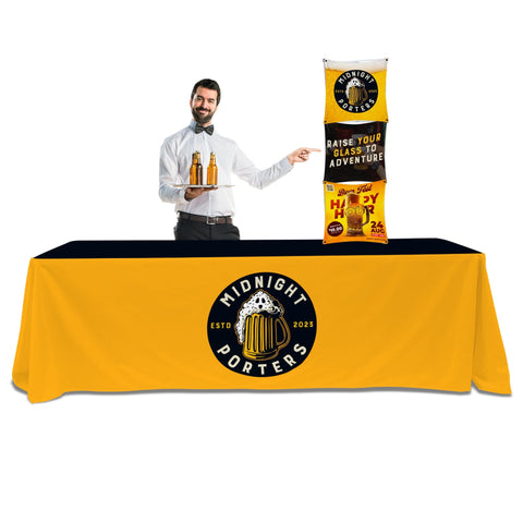 Custom Table Top Pop-Up Display - (1x3 Panel)