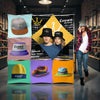 Image of Custom Pop-Up Trade Show Display - (3x3 - 7 Panel)