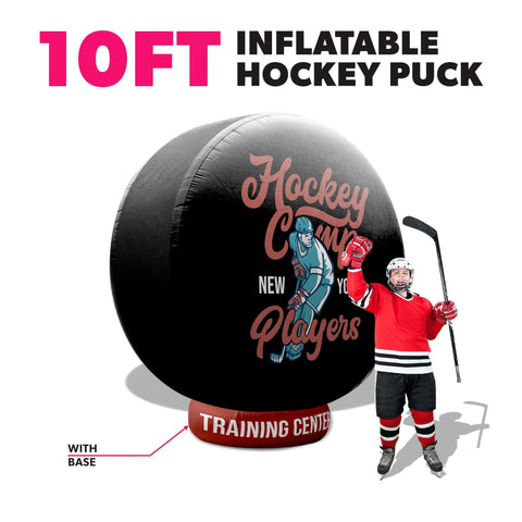 Custom Giant Inflatable Hockey Puck