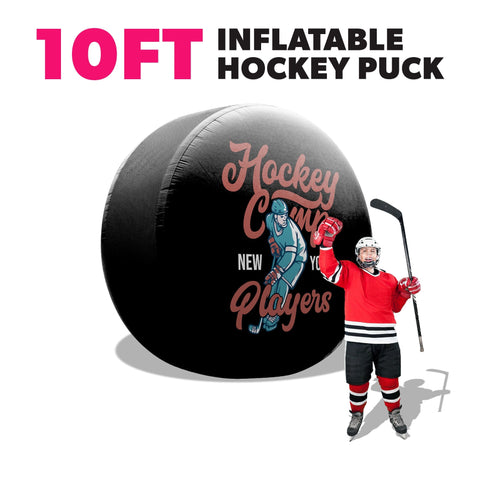 Custom Giant Inflatable Hockey Puck