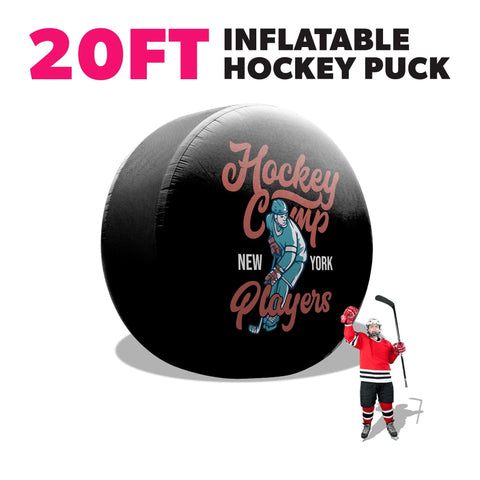 Custom Giant Inflatable Hockey Puck