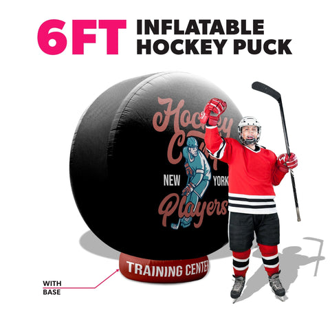 Custom Giant Inflatable Hockey Puck