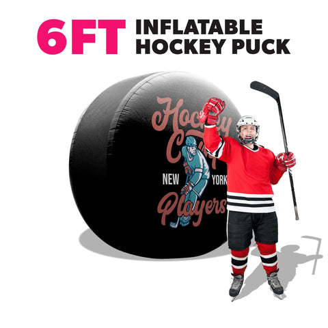 Custom Giant Inflatable Hockey Puck