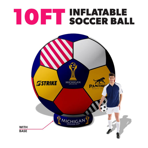 Custom Giant Inflatable Soccer Ball