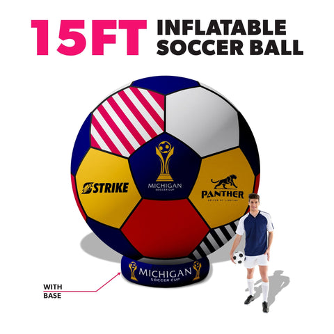 Custom Giant Inflatable Soccer Ball
