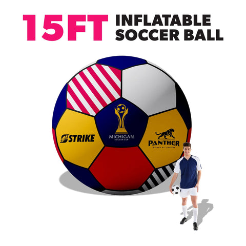 Custom Giant Inflatable Soccer Ball