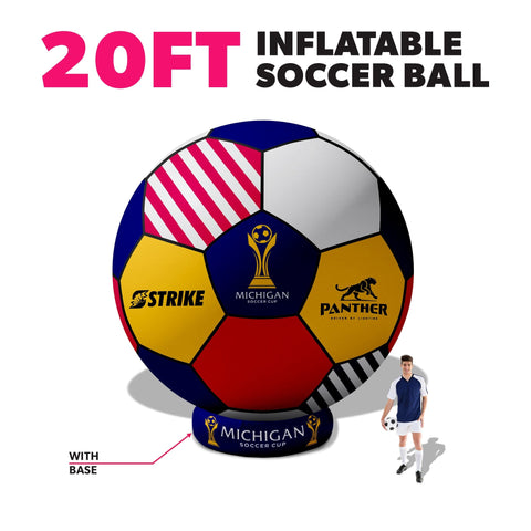 Custom Giant Inflatable Soccer Ball
