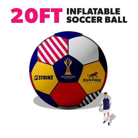 Custom Giant Inflatable Soccer Ball