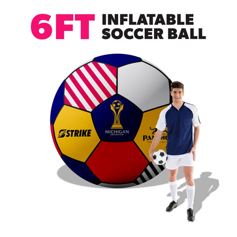 Custom Giant Inflatable Soccer Ball