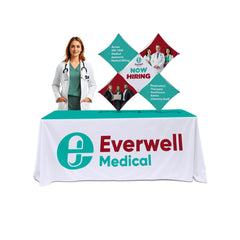 Custom Table Top Pop-Up Display - (5 Panel X)