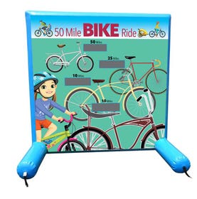 50 Mile Bike Ride, Sealed Air Inflatable Frame Game