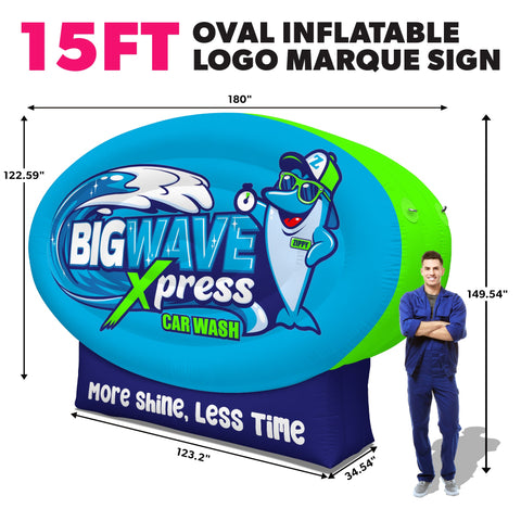 Giant Inflatable Logo Marquee Sign