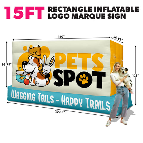 Giant Inflatable Logo Marquee Sign