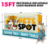 Image of Giant Inflatable Logo Marquee Sign