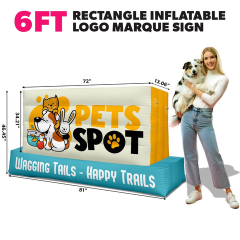 Giant Inflatable Logo Marquee Sign