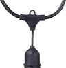 Image of 48' Outdoor LED String Light Set with Warm White S14 Bulbs for Patio, Tent, and Event Lighting