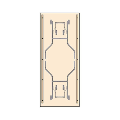 Replacement Leg Set for Seminar Rectangle Folding Table