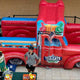 Tailgate Party Inflatable - Cornhole & Pong Game Truck