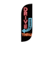 Image of Drive Thru Neon Feather Flag