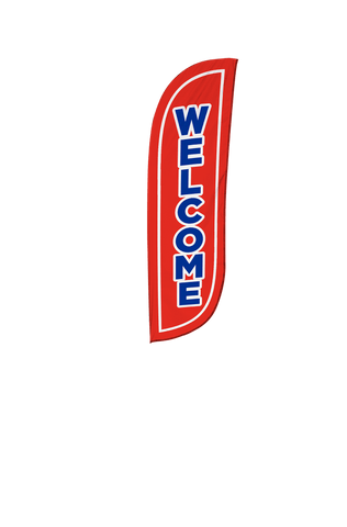 Welcome Feather Flag