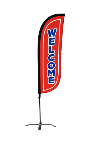 Welcome Feather Flag