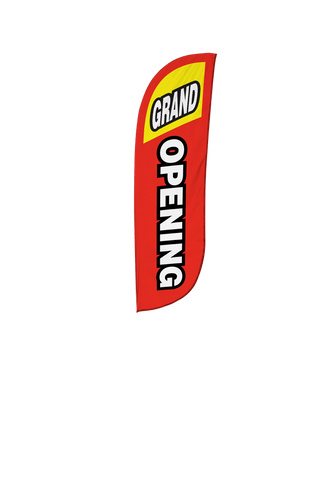 Grand Opening Feather Flag