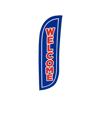Welcome Feather Flag