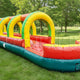 7.5'H Slip and Slide - Single Lane With Pool by Happy Jump