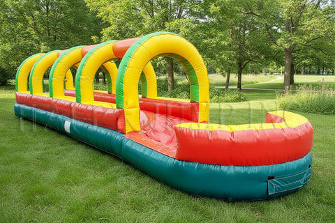 Double Lane Slip Slide with Pool - WS4304