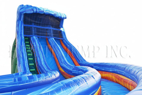 Sandy Wave Inflatable Water Slide - WS4456