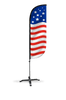 Image of American Flag Feather Flag