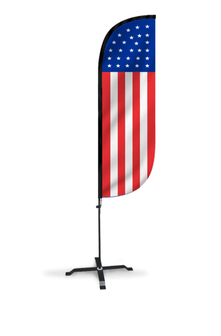 American Flag Feather Flag