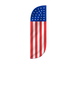 Image of American Flag Feather Flag