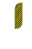 Image of Checkered Color Feather Flag