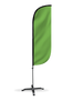 Image of Feather Flag Plain Colors