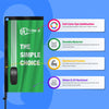 Image of Custom Rectangle Flag Banner