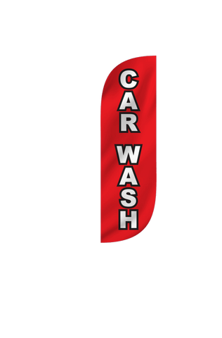 Car Wash Feather Flag
