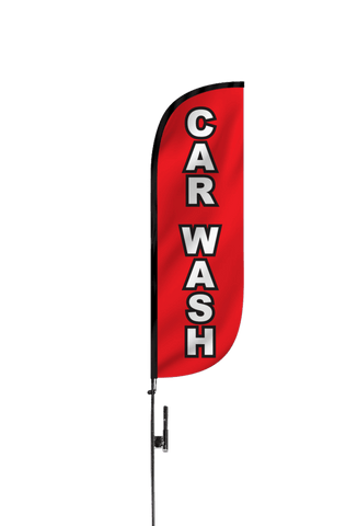 Car Wash Feather Flag