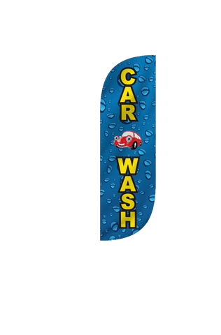 Car Wash Feather Flag