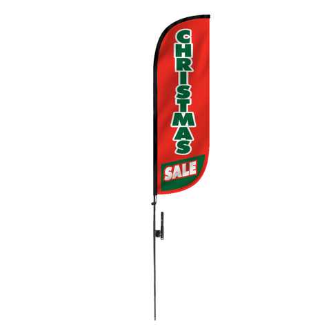 Christmas Sale Feather Flag