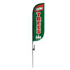 Image of Christmas Trees Feather Flag